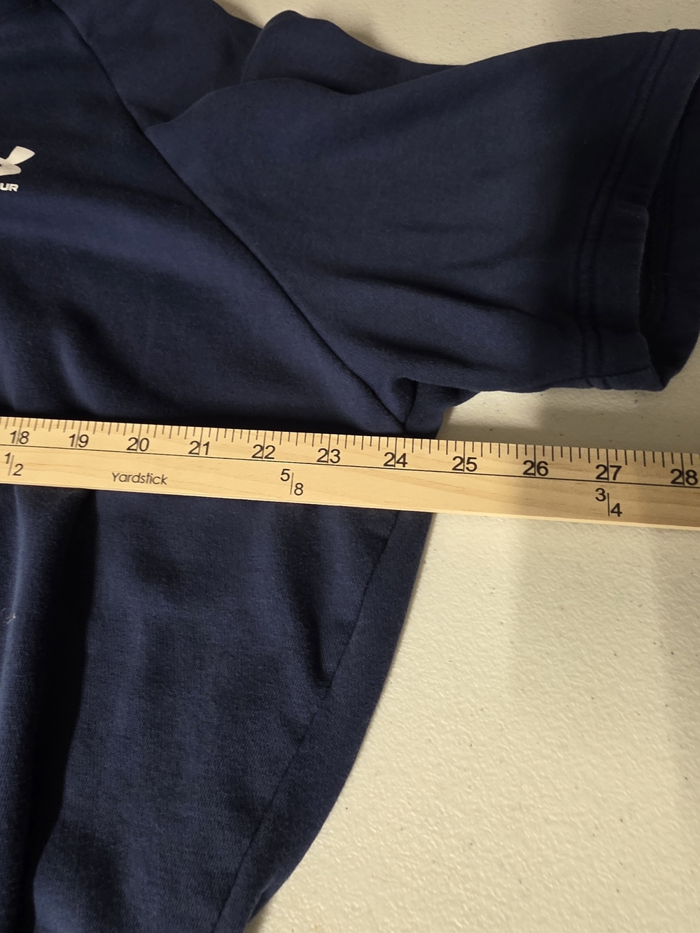 Urban Style Under Armour Short Sleeve Hoodie Sweatshirt Coldgear Sporty Pullover - Picture 10 of 11